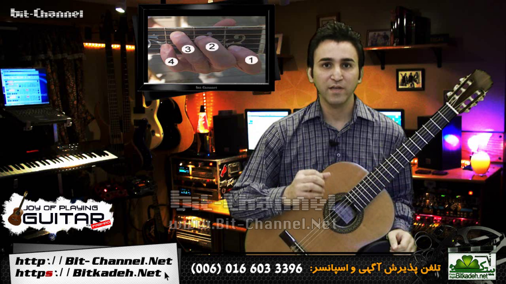 Farhad Faraznia Farazniya - فرهاد فرازنیا - آموزش گیتار کلاسیک یاشار حدادیان Yaashaar Hadadian مالزی تلویزیون بیت چنل BCTV Bit-Channel
